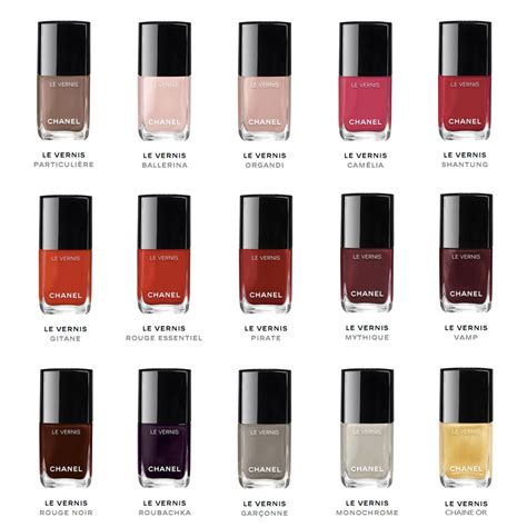 chanel nail polishes australia|chanel nail polish colour chart.